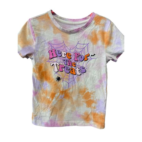 5/$15 "Here for the Treats" Halloween SS - Wonder Nation - XS (4-5) - Picture 1 of 4